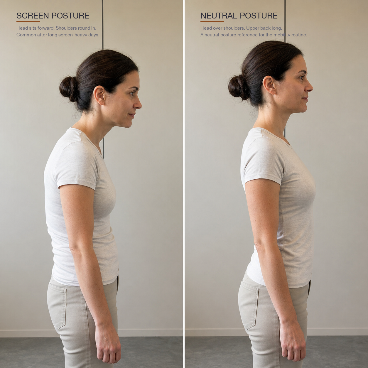 NexNest posture check v2 — screen posture vs neutral posture